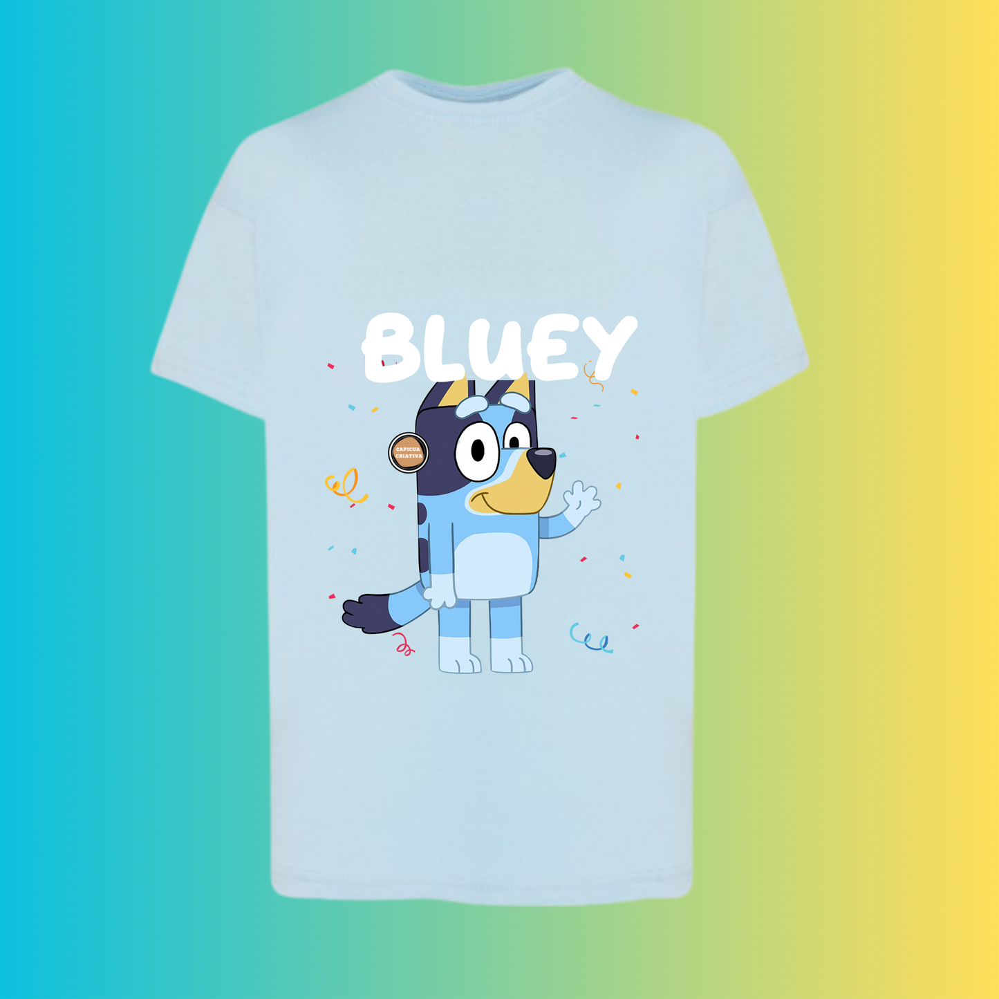 T-shirt Família Bluey