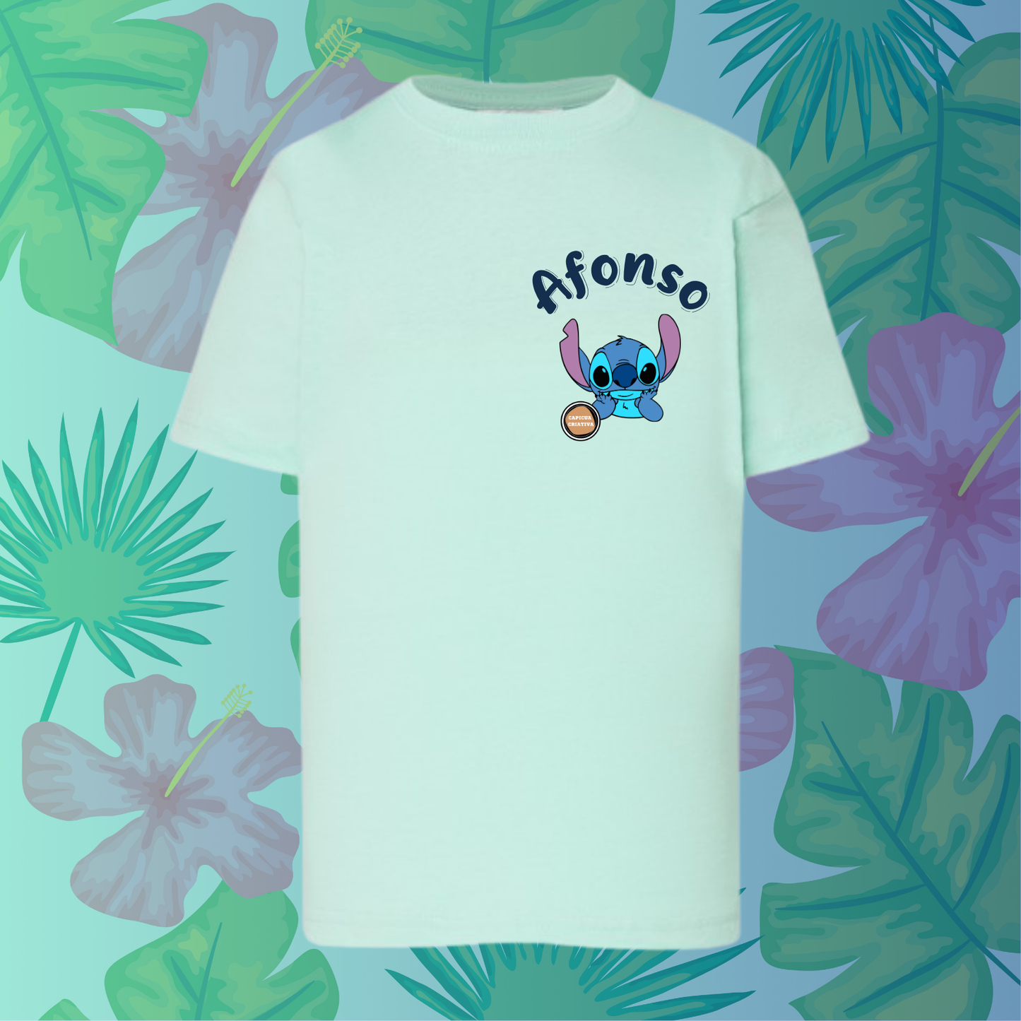 T-shirt Stitch e Angel Personalizada