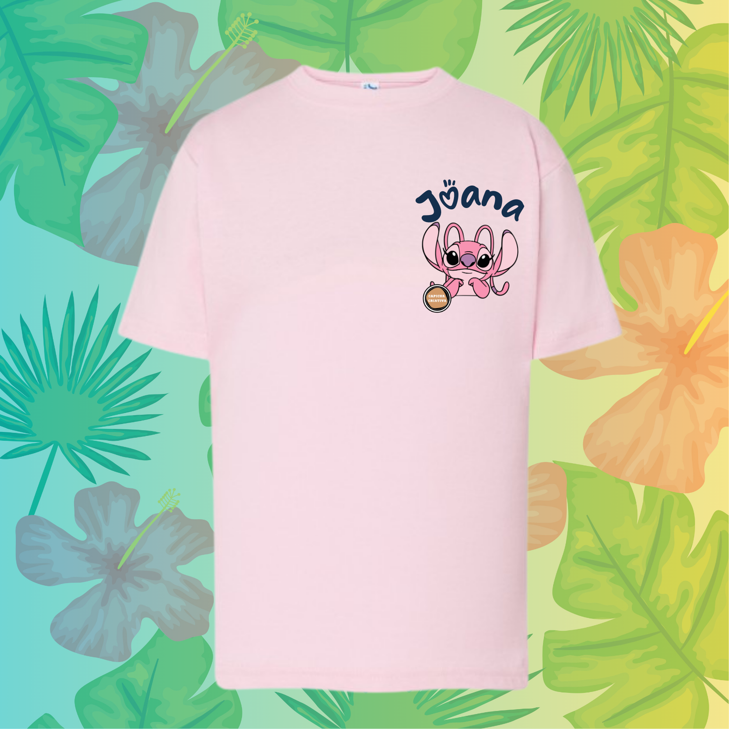 T-shirt Stitch e Angel Personalizada