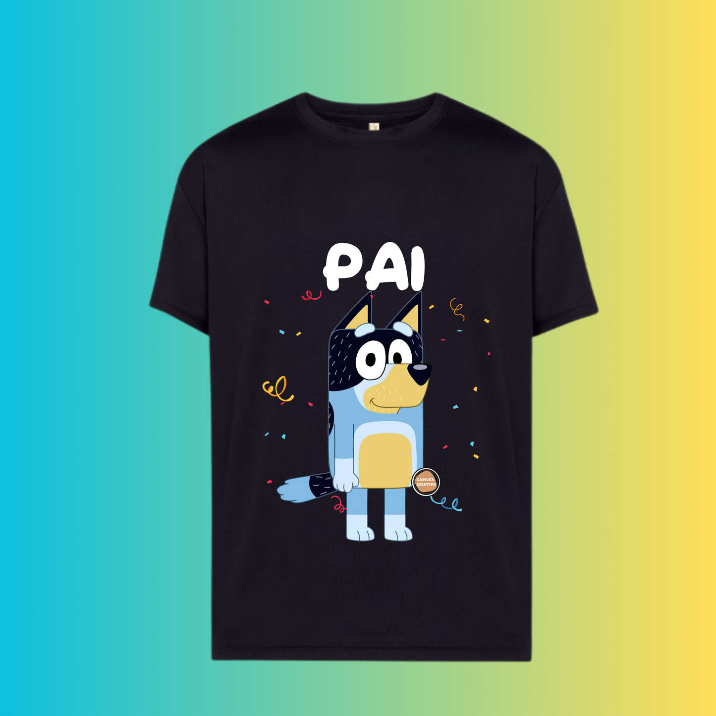 T-shirt Família Bluey