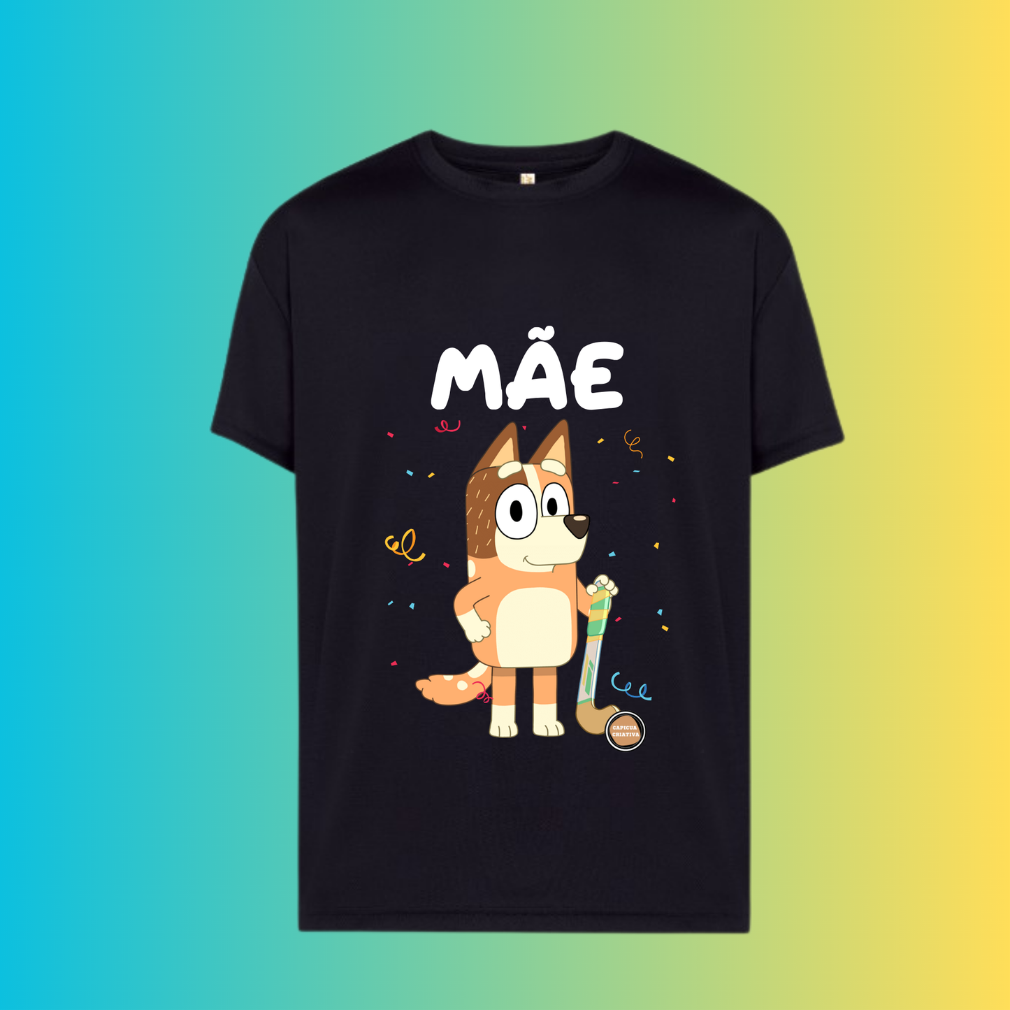 T-shirt Família Bluey