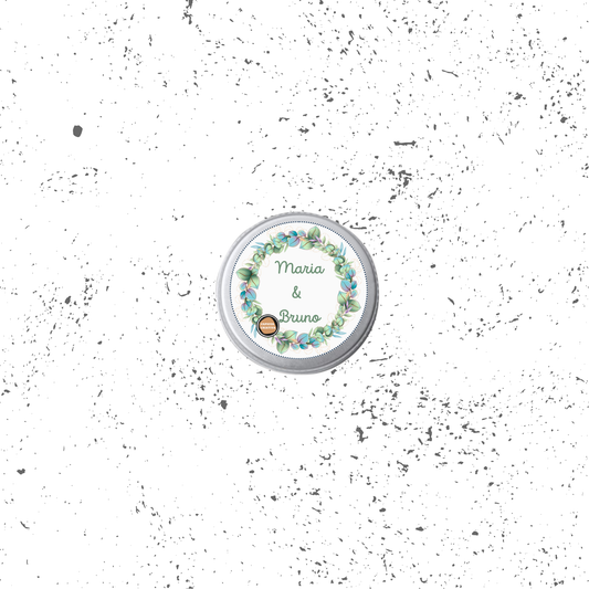 Bálsamo labial. Lembrança casamento