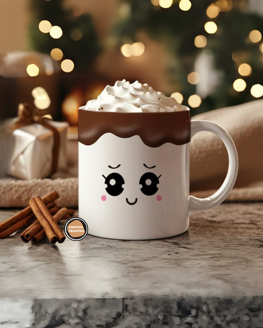 Caneca Fofinha Chocolate Quente